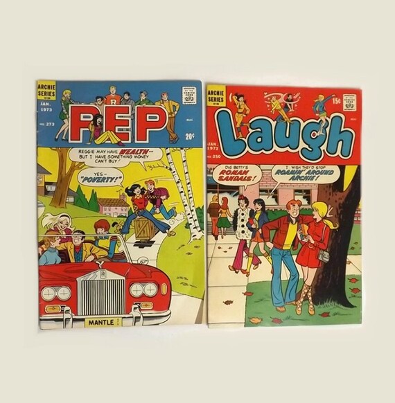 Archie Comic Books 2 Vintage Collectible Cartoon Magazines - Etsy