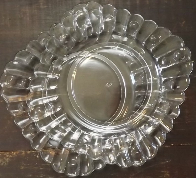 Heisey Glass Lunch Plates Old Sandwich Set of 2 Vintage Etsy