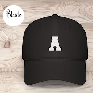 Personalized Monogram Hat, Custom Hat, Gift for Dad, Father&#39;s Day Gift, Baseball Cap With Letters, Letter Hat, Custom Initial Hat, Dad Hat