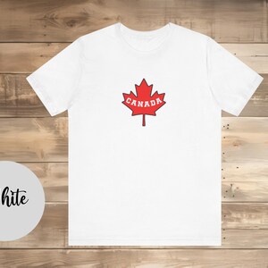 Canada Maple Leaf T-Shirt, Canada Shirt, Maple Leaf Tee, Canada Proud Shirt, Canada Patriotic Apparel, Canada Clothing, New Canadian Gift image 3