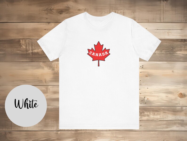 Canada Maple Leaf T-Shirt, Canada Shirt, Maple Leaf Tee, Canada Proud Shirt, Canada Patriotic Apparel, Canada Clothing, New Canadian Gift image 3