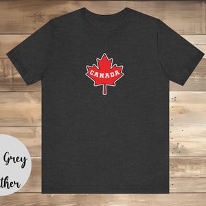 Canada Maple Leaf T-Shirt, Canada Shirt, Maple Leaf Tee, Canada Proud Shirt, Canada Patriotic Apparel, Canada Clothing, New Canadian Gift image 4