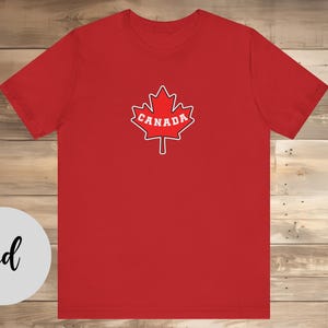 Canada Maple Leaf T-Shirt, Canada Shirt, Maple Leaf Tee, Canada Proud Shirt, Canada Patriotic Apparel, Canada Clothing, New Canadian Gift image 6