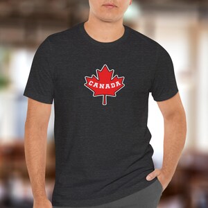 Canada Maple Leaf T-Shirt, Canada Shirt, Maple Leaf Tee, Canada Proud Shirt, Canada Patriotic Apparel, Canada Clothing, New Canadian Gift image 9