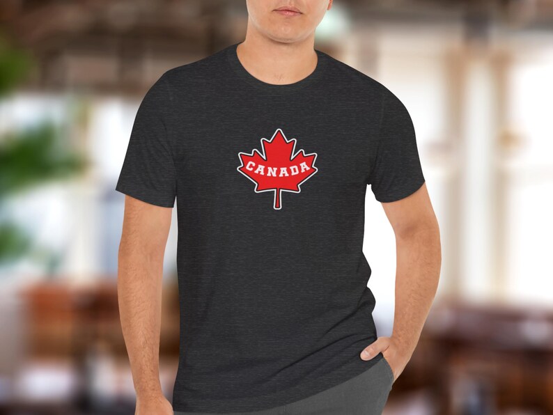 Canada Maple Leaf T-Shirt, Canada Shirt, Maple Leaf Tee, Canada Proud Shirt, Canada Patriotic Apparel, Canada Clothing, New Canadian Gift image 9