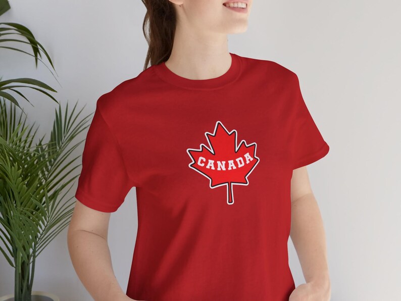 Canada Maple Leaf T-Shirt, Canada Shirt, Maple Leaf Tee, Canada Proud Shirt, Canada Patriotic Apparel, Canada Clothing, New Canadian Gift image 8