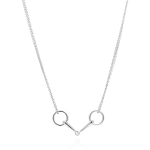 The 19” Loose Ring Snaffle Necklace