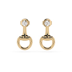 Örhänge i 14k guldpläterat sterlingsilver med droppar