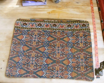 Tribal rug cushion