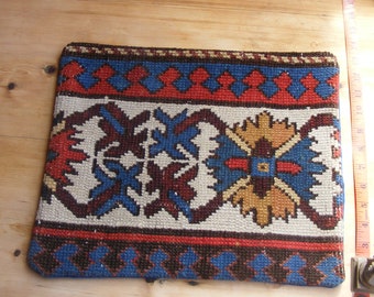 Caucasian Kazak rug cushion