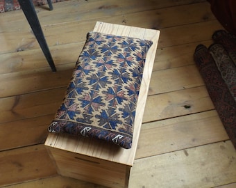 Antique Baluchi rug cushion
