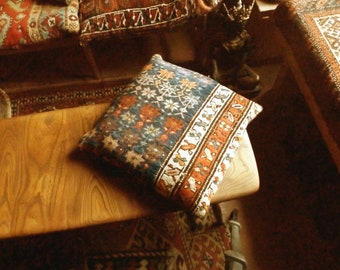 Tribal rug cushion