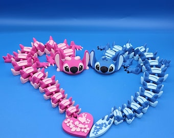Blue Alien Dragon Flexi