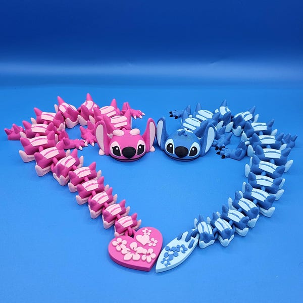 Blue Alien Dragon Flexi