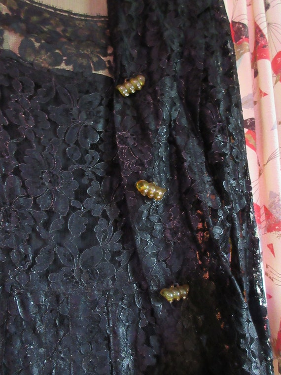 1940s Completely Fringed Silk Crepe Top main image 1