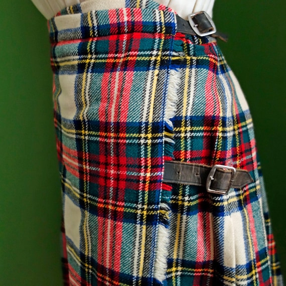 Medium 28 Waist 1960s Vintage Stewart Tartan Kilt Skirt Celtic | Etsy