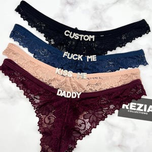 Name Thong, Personalised Name Thong, Custom Name Thong