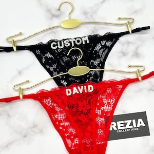 Name Thong, Personalised Name Thong, Name Thong