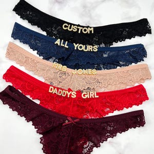 Tanga con nombre personalizado, tanga con nombre personalizado, tanga con nombre personalizado