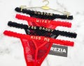 Custom Thong G-strings With Gold Charms Name, Personalized Thong With Name, Custom Thong, Custom Name Thong, Anniversary Gift