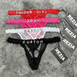 Custom Name Thong, Personalised Name Thong, Name Thong image 6