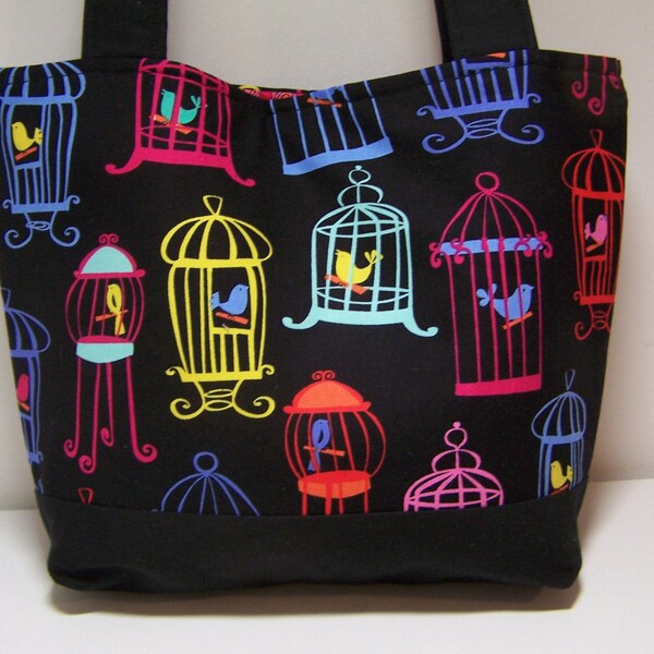 Tweet Tweet Birds Purse  - Medium Tote Bag