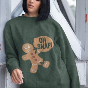 OH SNAP GINGER bread Unisex Heavy Blend™ Crewneck Sweatshirt