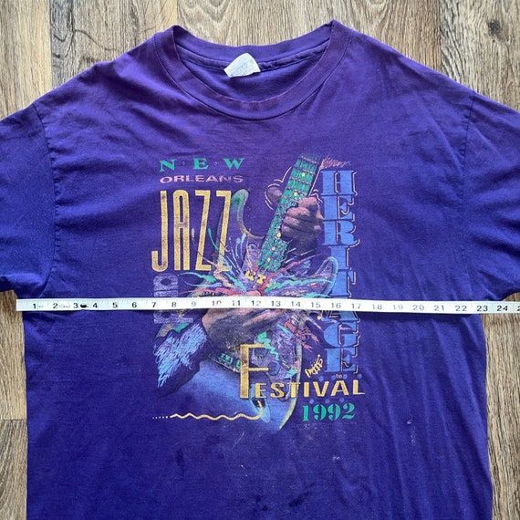 Vintage 1992 New Orleans Jazz Festival Tee - image 5