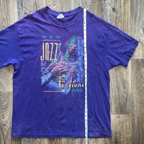 Vintage 1992 New Orleans Jazz Festival Tee - image 6
