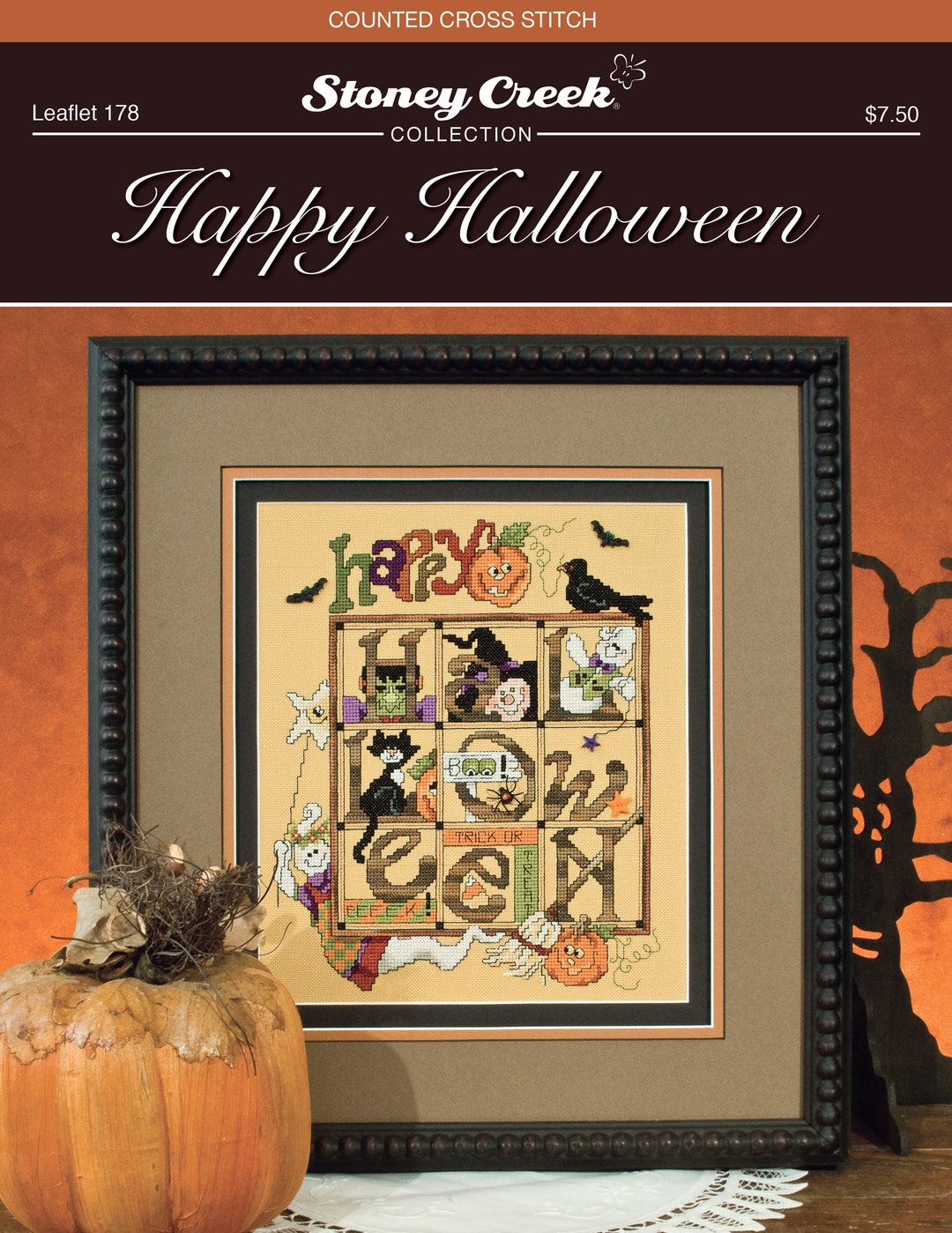 Happy Halloween Cross Stitch - PDF Pattern - Etsy