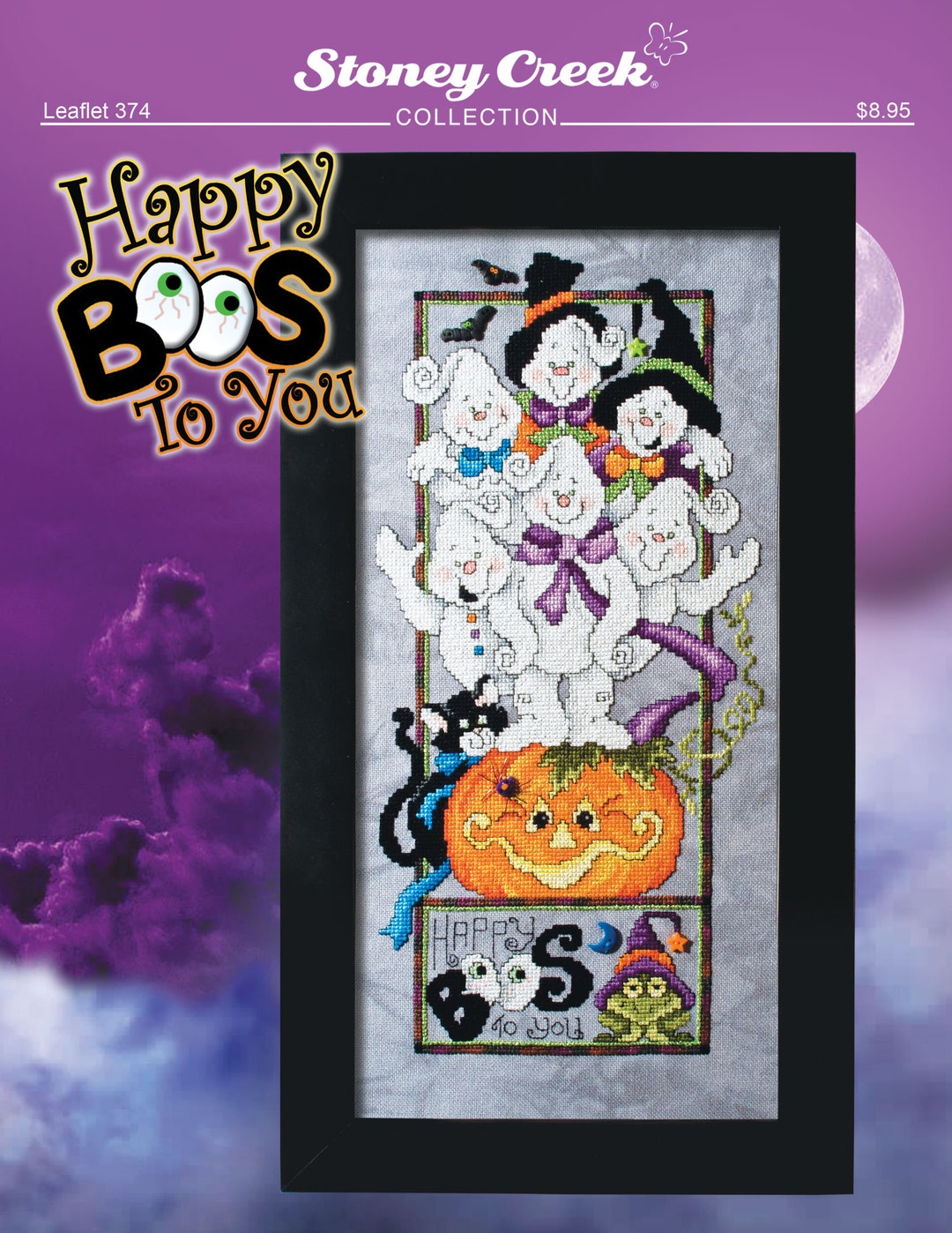 Happy Boos to You Halloween Cross Stitch - PDF Pattern - Etsy