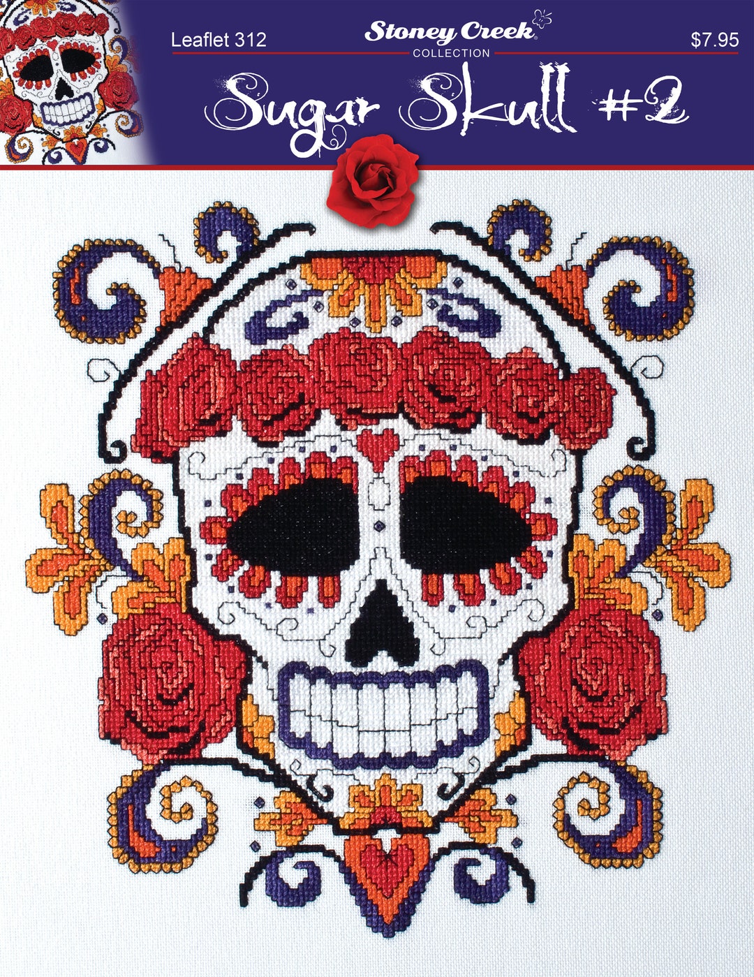 Sugar Skull's 2 Halloween Cross Stitch PDF Pattern - Etsy
