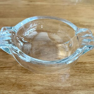 Classic Style Vintage Color King Clear Round Federal Glass Ashtray