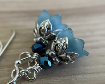 Bluebell Earrings Sterling Silver Ear Wires