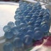 Sapphire Blue AB Beads Round Frosted Druk Smooth Czech Glass Sea Glass Matte Finish 20 Beads
