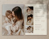 Photography Pricing Guide Canva Editable Template Family Session Marketing Board Simple Modern Minimalist Price Sheet Printable Photo Flyer