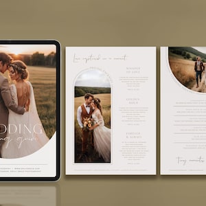 Photography Pricing Guide Template Price Guide List for Wedding Photographers Session Pricing Guide Photo Price List Price Sheet Canva PDF