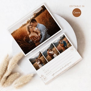Modello di buono regalo per fotografia, modello modificabile Canva, modello di buono regalo per fotografi, buono per sessione fotografica, buono modificabile