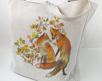 Tote Bag - Choose your Design - Canvas bag, large bag, huge tote bag, art tote, colourful bag, bird art bag, Olga Cuttell