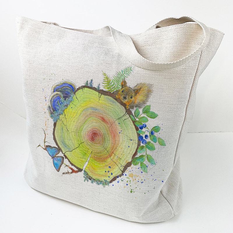 Squirrel tote bag