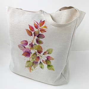 Tote Bag Choose your Design Canvas bag, large bag, huge tote bag, art tote, colourful bag, bird art bag, Olga Cuttell image 10