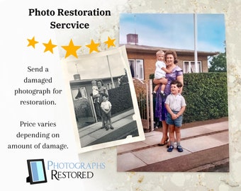 Servicio de restauración de fotografías