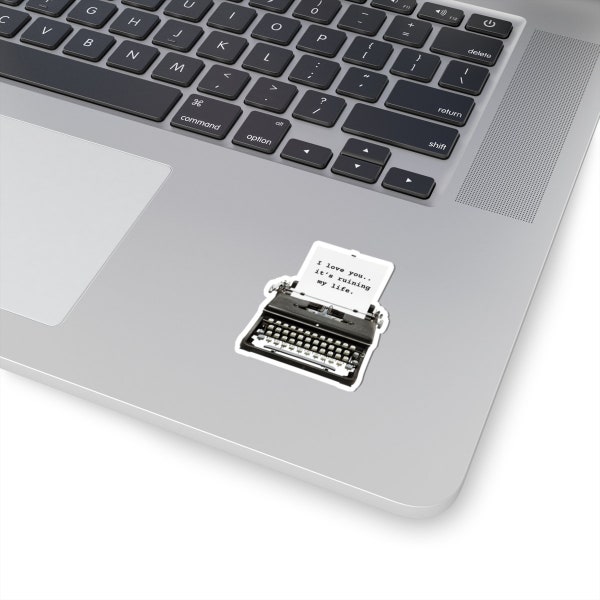 Swiftie Typewriter Sticker - customizable words or lyrics - free shipping