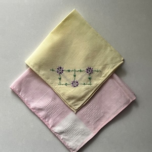 Pair of Vintage Hankies