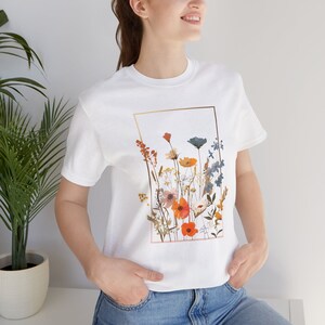 Wildflower shirt, Flower Shirt, Gift for Women, Ladies Shirts, Flowers Lover Shirt, Floral Tshirt, Mother&#39;s Day
