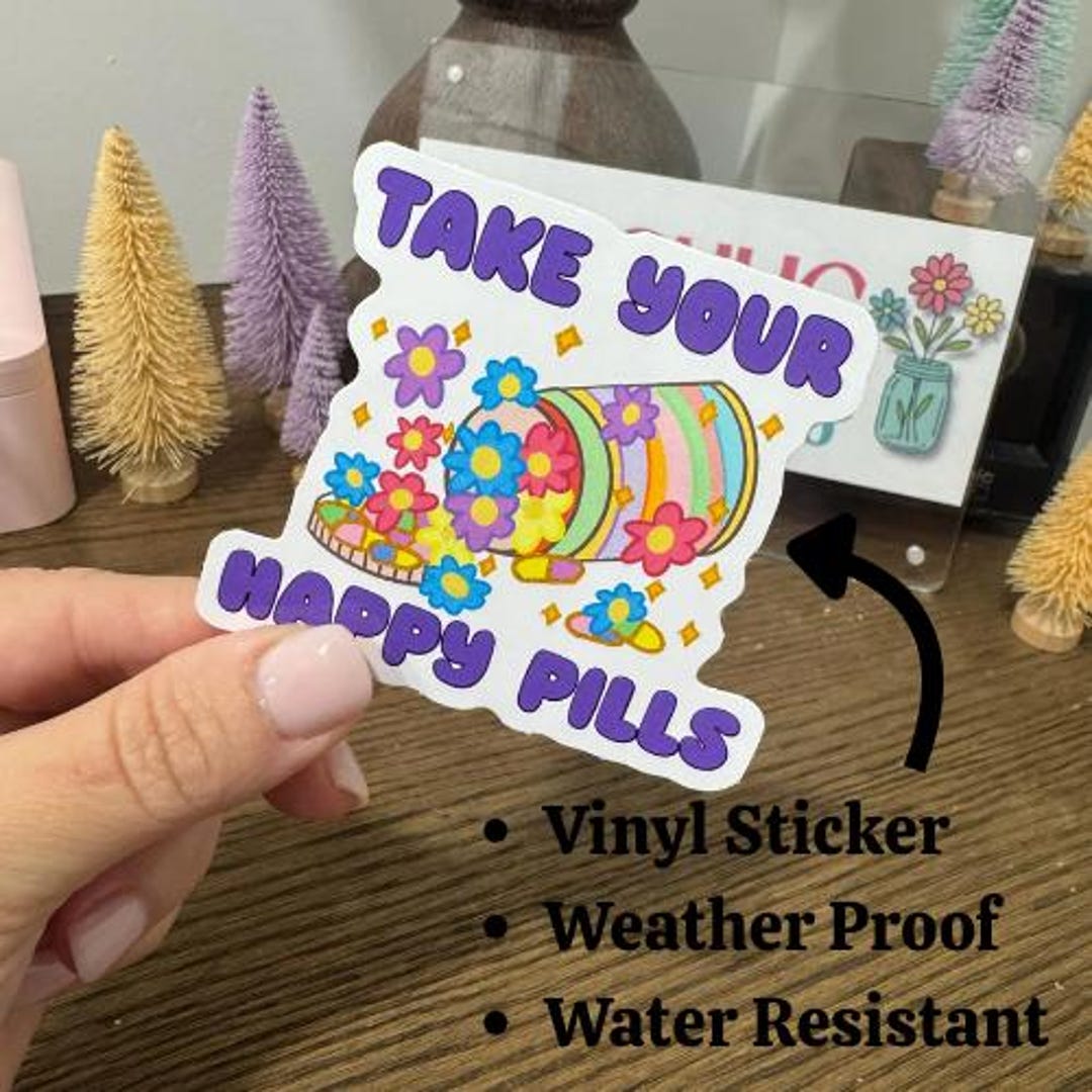 Funny Mental Health Sticker Vinyl Decal Waterproof Laptop Therapist ...