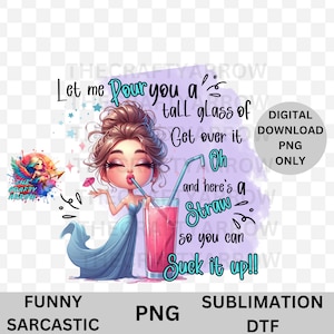 Sarcastic, funny digital download, I dont care, sublimation PNG