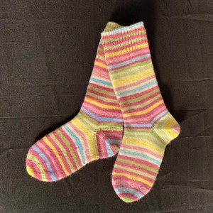Shaker Socks in Sorbet Colors