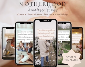 Motherhood Reels Bundle mit MRR/PLR Digital Marketing | Für Sie getan | Master Weiterverkaufsrechte | Mama Influencer | DFY Instagram Reel Videos