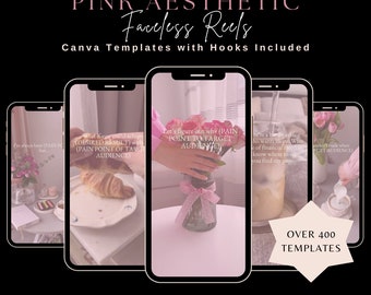 Aesthetic Faceless Videos with MRR/PLR for Digital Marketing | Done For You | Master Resell Rights | Content Creator | Instagram Pink Reels